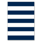 Numéro De Table Mariage Monogramme Ancre Bleu Marine Nautical (Dos)