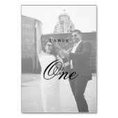 Numéro De Table Mariage Monogramme minimaliste moderne (Par défaut)