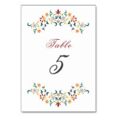 Numéro De Table Mariage Motif classique complexe de géométrie vint (Par défaut)