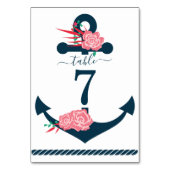 Numéro De Table Mariage Nautique (Par défaut)