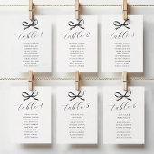 Numéro De Table Mariage noir
