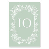 Numéro De Table Mariage Norwich (Dos)