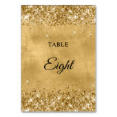 Numéro De Table Mariage or Glittery (Par défaut)