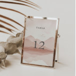 Numéro De Table Mariage paysage de la chaîne de montagnes Blush<br><div class="desc">Notre collection "Mountain Range Destination Wedding" se décline en deux tons bleu clair et rose poussiéreux avec des paysages de montagne aquarellés et doux, associés à un design et à une mise en page modernes. Une combinaison parfaite de modernité et de rustique, prêt pour mariage toute l'année et d'autres occasions....</div>