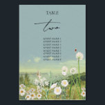 Numéro De Table Mariage Paysage de montagne Fleur sauvage aquarell<br><div class="desc">Une belle aquarelle fleur sauvage et paysage de montagne design mariage. Un design unique qui utilise des plantes fleurs sauvages d'aquarelle blanche et un paysage de montagne d'aquarelle en arrière - plan. Un design floral sauvage moderne avec des montagnes et des rivières au bord du lac. Un design élégant de...</div>