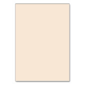 Numéro De Table Mariage Peach Cream Bloom (Dos)