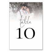 Numéro De Table Mariage photo de script moderne et élégant (Par défaut)