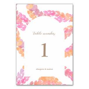 Numéro De Table Mariage Pikake