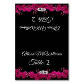 Numéro De Table Mariage Placer les cartes-Fuchsia Orchidées- (Par défaut)