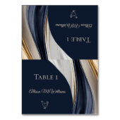 Numéro De Table Mariage Placer les cartes-Volaille Icône Bleu Blan (Par défaut)