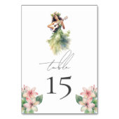 Numéro De Table Mariage plage simple et élégant (Par défaut)