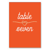 Numéro De Table Mariage rétro moderne (Par défaut)