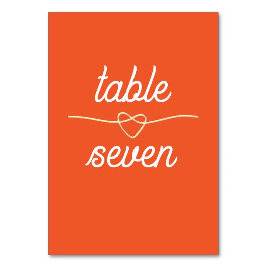 Numéro De Table Mariage rétro moderne (Par défaut)