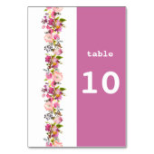Numéro De Table Mariage rose (Par défaut)