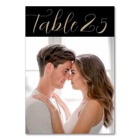 Numéro De Table Mariage Rustic Black Chalkboard (Dos)