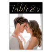 Numéro De Table Mariage Rustic Black Chalkboard (Par défaut)