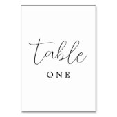 Numéro De Table Mariage simple et élégant (Par défaut)