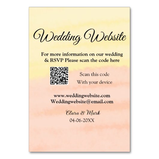 Numéro De Table Mariage site web ajouter Q R code scanner ajouter  (Par défaut)