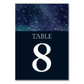 Numéro De Table Mariage sous le ciel étoilé étoile céleste (Par défaut)
