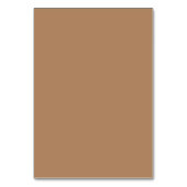 Numéro De Table Mariage sur mesure Brown (Dos)