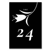 NUMÉRO DE TABLE MARIAGE TULIP BLANC MOD (Dos)