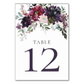 Numéro De Table Mariage violet mauve rose violet rouge Numéro de t (Par défaut)
