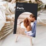 Numéro De Table Mariage Voyage Destination Photo & Nom<br><div class="desc">Ajoutez une touche de finition spéciale à vos tables de réception de mariage avec ces cartes de numéro de table photo personnalisées. Nommez chaque table après une destination de voyage mémorable et ajoutez une photo et le nom de destination à ces détenteurs uniques de cartes. Votre photo est alignée en...</div>