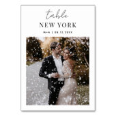 Numéro De Table Mariage Voyage Destination Photo & Nom Numéro de t (Par défaut)