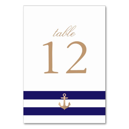 Numéro De Table Marine nautique (Par défaut)