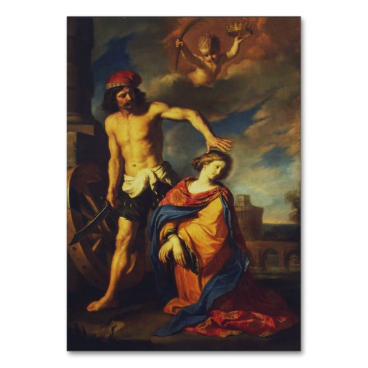 Numéro De Table Martyre de Sainte Catherine Collection de Beaux-Ar (Par défaut)