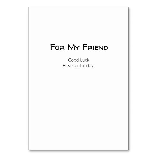 Numéro De Table Matthieu 11 Verse de la Bible (Dos)