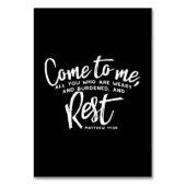 Numéro De Table Matthieu 11 Verse de la Bible (Par défaut)