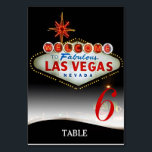 Numéro De Table Menu Mariage unique Las Vegas Table<br><div class="desc">Conçu pour votre mariage vegas ou tout autre événement de fête. Économisez de l'argent en combinant les cartes de numéro de table avec votre menu à l'arrière ! Tous les textes par défaut (exemples d'informations) peuvent être entièrement customisés avec vos propres mots, et vous pouvez également modifier les polices, les...</div>