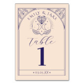 Numéro De Table Menu Table Tarot Mystic Crystal Moons Numéros (Dos)
