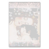 Numéro De Table Mère et enfant par Gustav Klimt Collage (Dos)