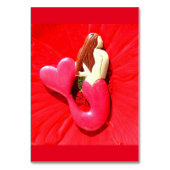 Numéro De Table mermaid à queue rouge (Par défaut)