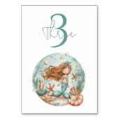 Numéro De Table Mermaid Dreams Kids (Dos)