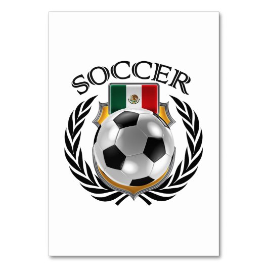 Numéro De Table Mexique Soccer 2016 (Dos)