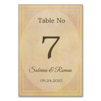 Numéro de table minimal