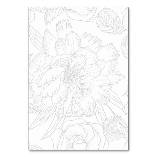 Numéro De Table Minimalist, elegant Table number, sitting shart. (Dos)