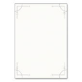 Numéro De Table Minimalist Geometric Wedding Table Number (Dos)