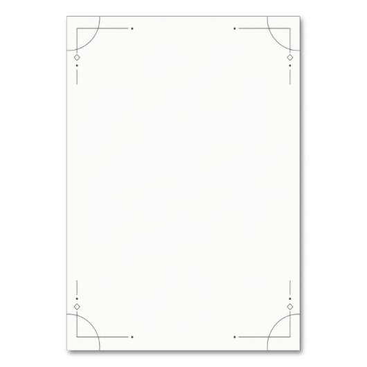 Numéro De Table Minimalist Geometric Wedding Table Number (Par défaut)
