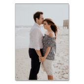 Numéro De Table Minimalist Wedding Seating Chart QR Modern  (Dos)