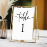 Numéro De Table Minimaliste minimaliste moderne classique Mariage<br><div class="desc">Il s'agit d'un minimaliste minimaliste moderne classique classique Mariage de base numéro de table!</div>