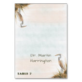 Numéro De Table Modèle de nom d'aigrette côtière pour la dispositi (Par défaut)