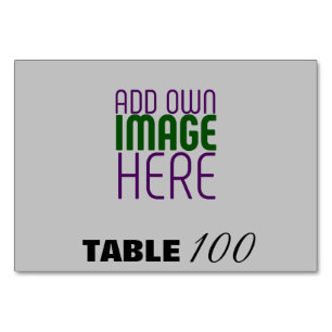 NUMÉRO DE TABLE MODÈLE DE TEXTE D'IMAGE ASH SIMPLE MODERNE