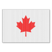 Numéro De Table Modèle Knit Maple Leaf Tricot Motif (Devant)