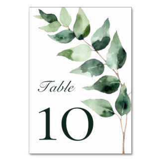 Numéro De Table Modern Brushstroke Photo Wedding | Navy Blue