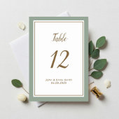 Numéro De Table Modern Place Card Holder – Elegant Wedding Table