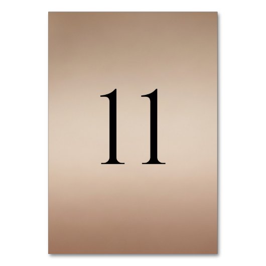 Numéro De Table Modern Wedding Table Numbers (1–20) (Par défaut)